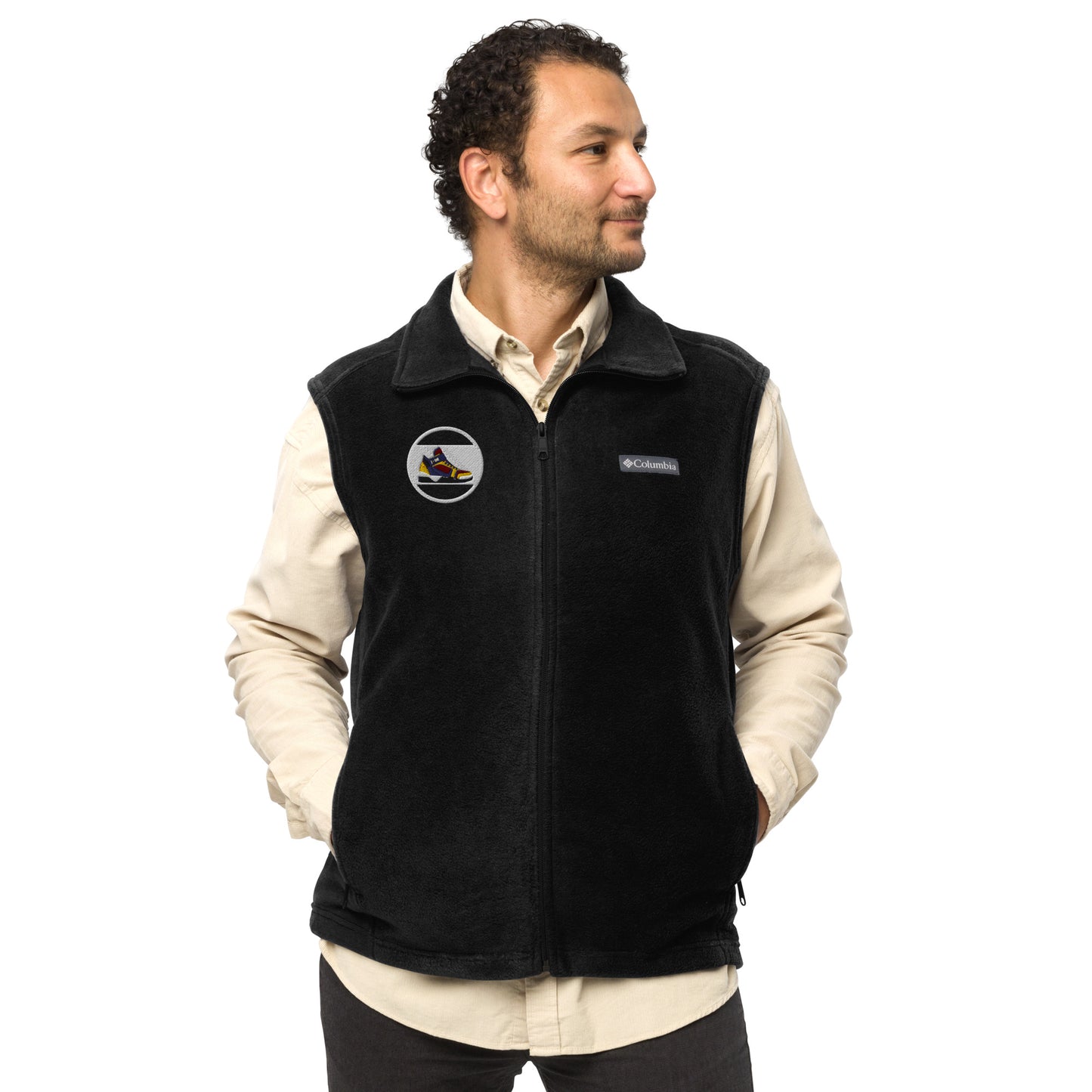 Da $ October’s Men’s Columbia fleece vest