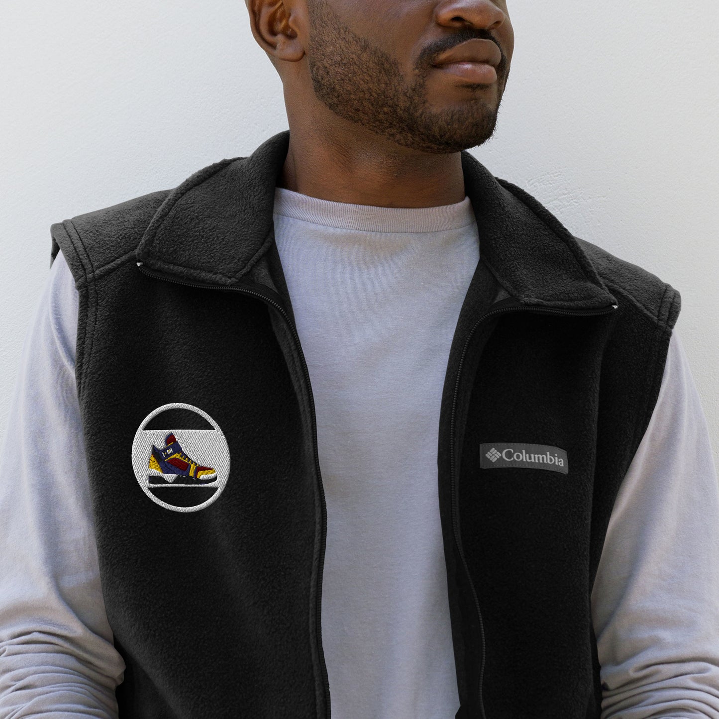 Da $ October’s Men’s Columbia fleece vest