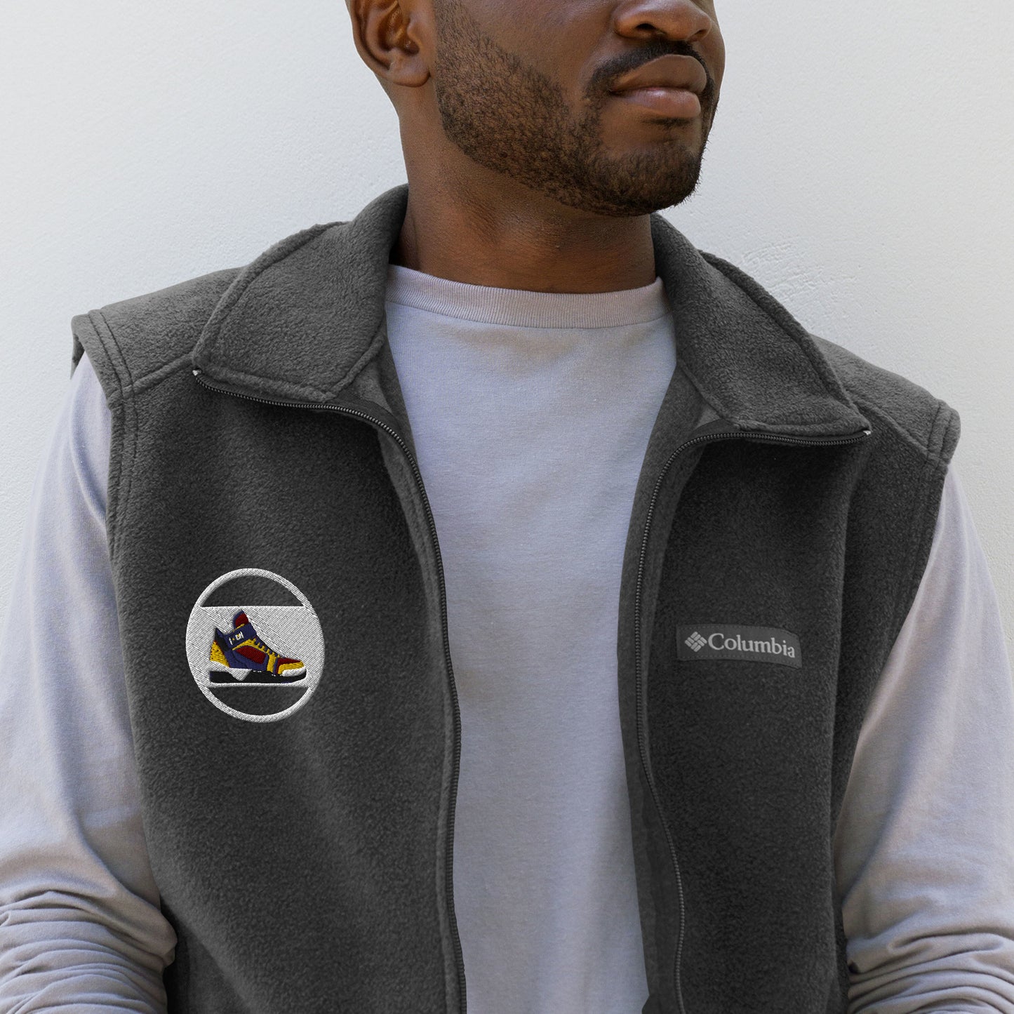 Da $ October’s Men’s Columbia fleece vest