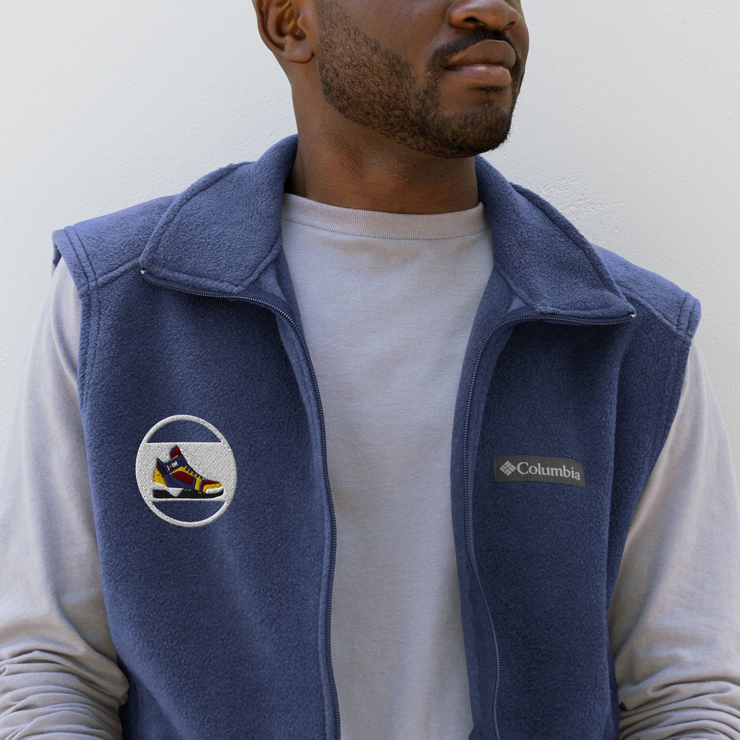 Da $ October’s Men’s Columbia fleece vest